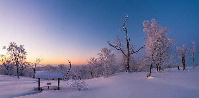 梦见厚厚的积雪中行走