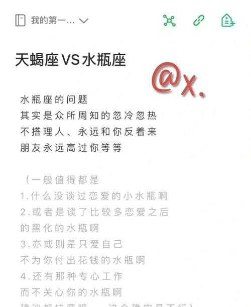 水瓶座和天蝎吵架 