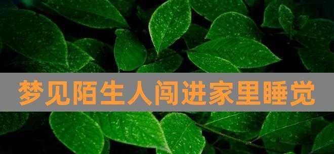 梦见窗户有人偷看自己